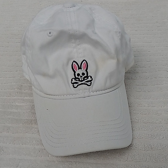 Psycho Bunny White Cap Pre-owned - Picture 1 of 11